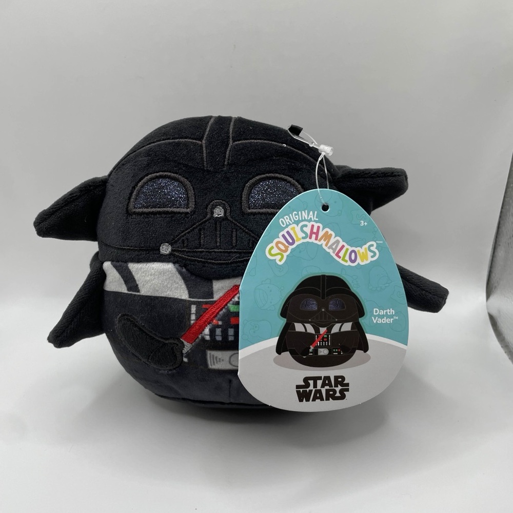 Squishmallows Star Wars Darth Vader Plush - Black and Gray Small